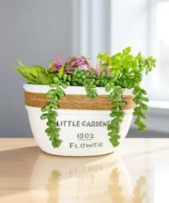 ARTIFICIAL FLOWER BASKET 6849-104
